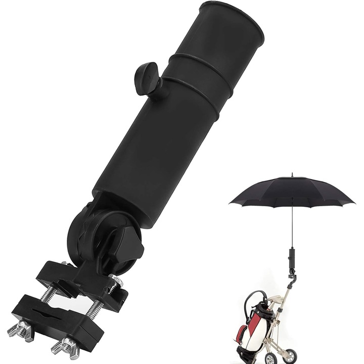 Suport umbrela golf universal negru 4.1x22.5cm
