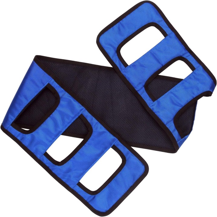 Centura de transfer, centura de mers, ridicare pacient, transfer, intoarcere, handicap, pacient bariatric, ingrijire pacient, siguranta, echipamente de asistenta pentru mobilitate