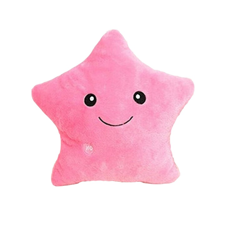 Perna decorativă Lucky Star, HERUSI, bumbac, multicolor, 40x35cm
