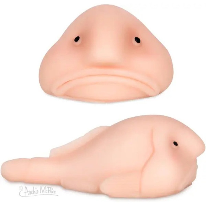 Интерактивна играчка риба-капка, 13см, синя