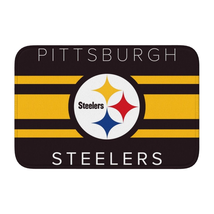 Pittsburgh multifunkcionális szőnyeg/lábtörlő, rendkívül nedvszívó, csúszásmentes aljjal, Többszínű, 60x40 cm