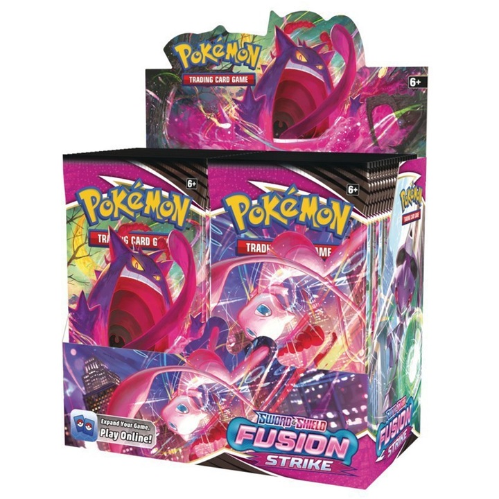Cutie booster Pokemon Sword & Shield Fusion Strike Build & Battle Stadium, Evolution csomag 23 kártya, 4 booster csomag, Többszínű, 1 db