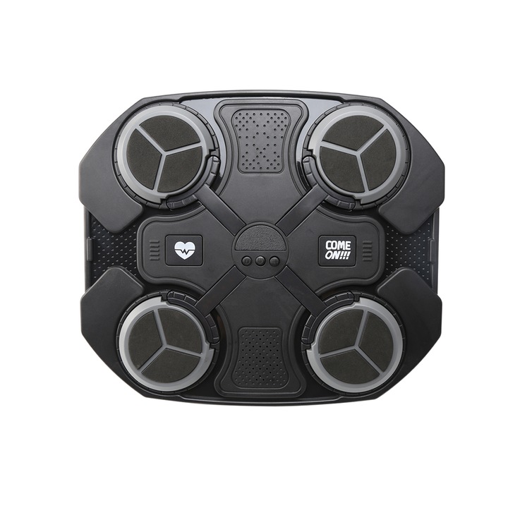 Gyermek boxgép, zenélő, LED, Bluetooth, 3 sebesség, falra szerelhető, kesztyűvel
