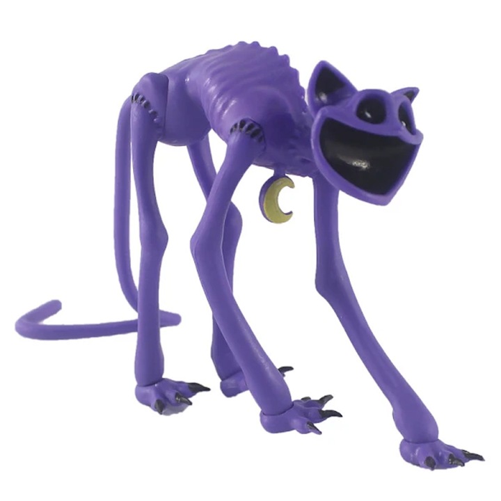 Gyűjthető figura/szobrocska, PVC-ből, meglepetés modell, nem mérgező, szagtalan, 10 cm, lila, 1 db