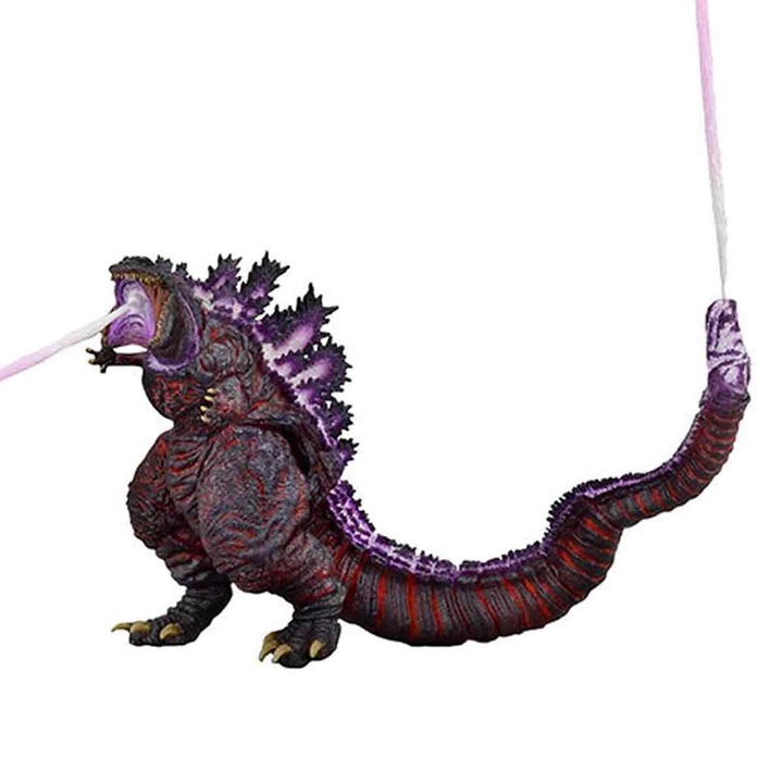 Shin Godzilla 2016 figura, 15cm, atomi hatások, többszínű, mozgatható