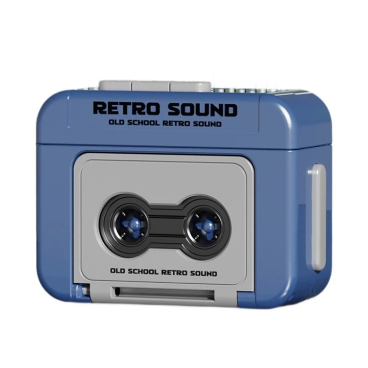 Mini player caseta portabil vintage, compact
