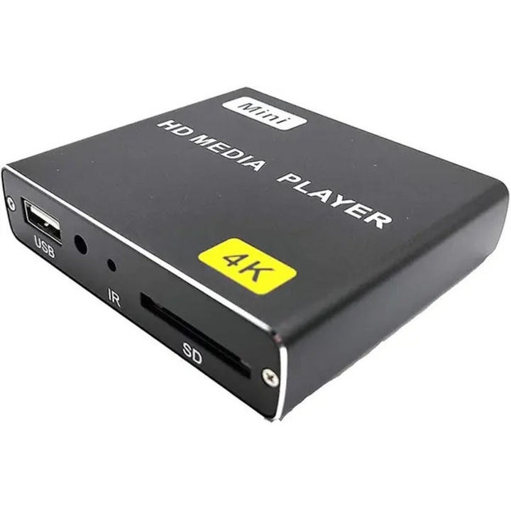 Media Player 4K HDR, Smart TV Box, fekete