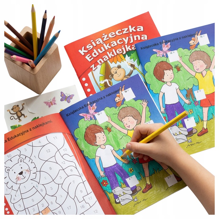 A4-es Penword Matematika oktatókönyv, interaktív, oldd meg és ragaszd fel, több mint 100 matricával, többszínű, 1 db