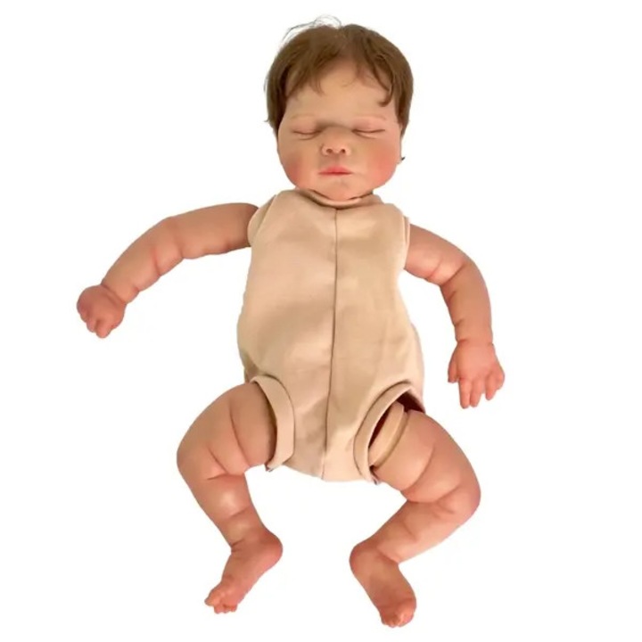Reborn baba 19 hüvelykes DIY készlet, puha, befejezetlen, vinil, 48cm