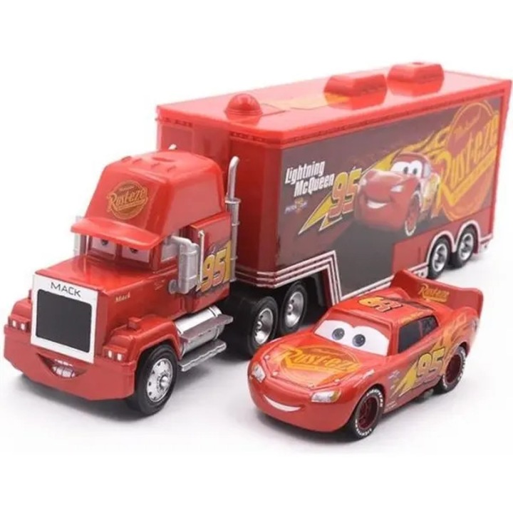 Pixar Bilar 3 McQueen többszínű műanyag kisautó játékszett