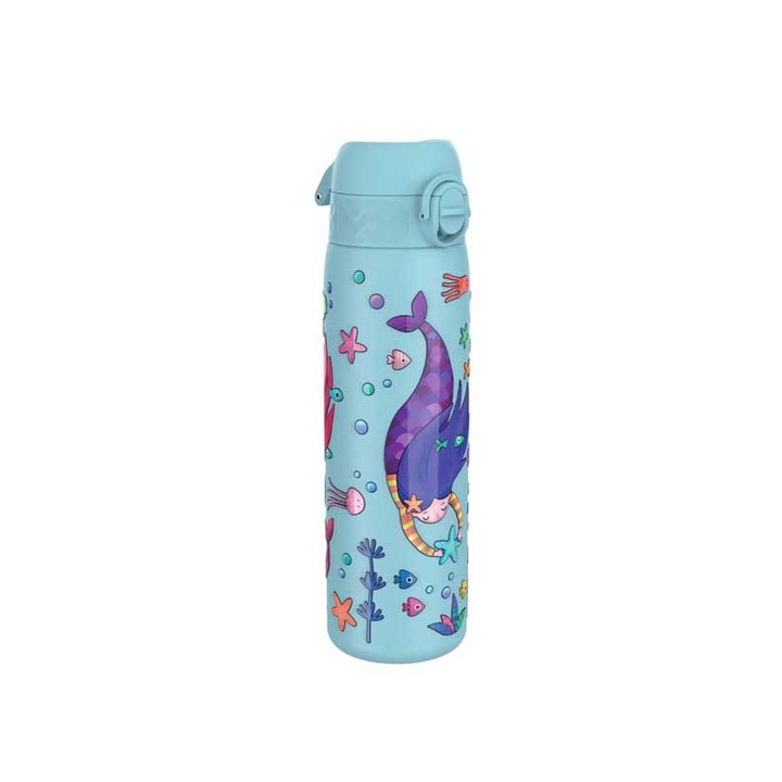 Sticla metalica ion8 600ml argintiu cu capac etans