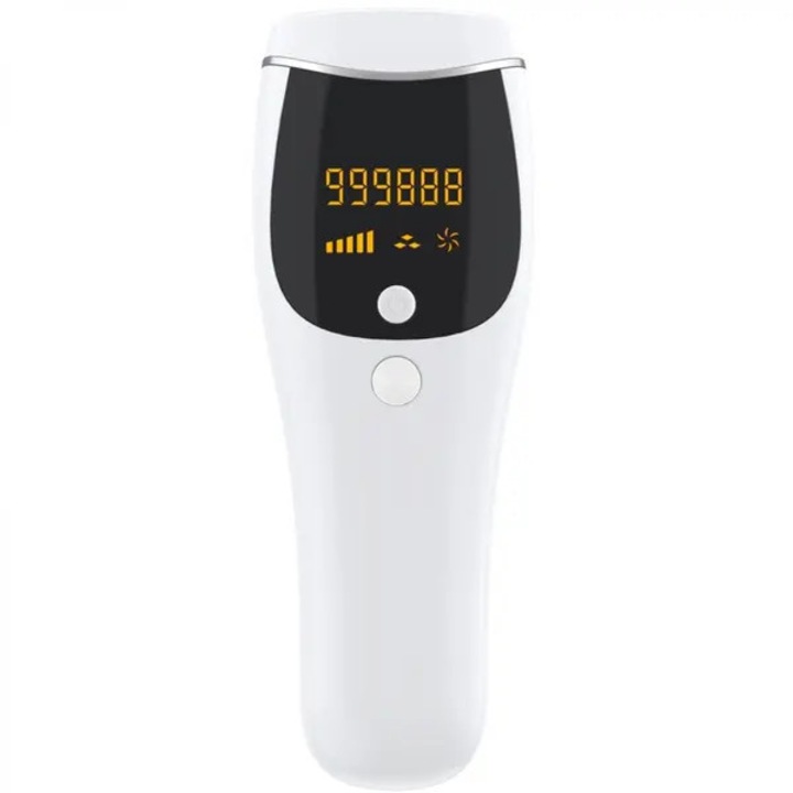 IPL Epilátor C1124-47, hullámhossz 640 nm, 999.999 impulzus, fájdalommentes, arcra, testre és bikinivonalra, Fehér, 1 db