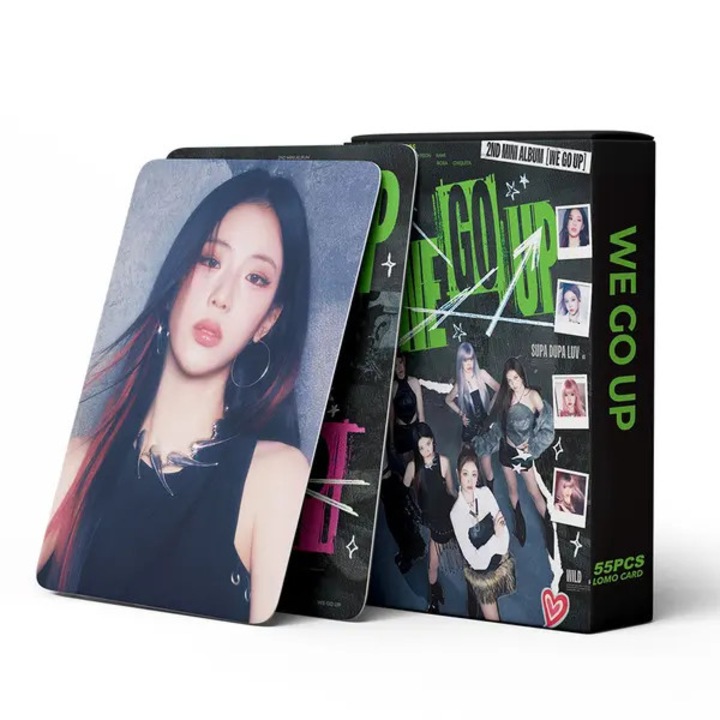 Set 55 carduri foto Kpop BABYMONSTER WE GO UP