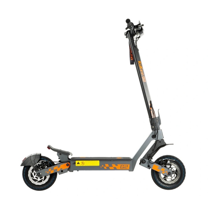 Trotineta electrica KuKirin G2, negru, 800W, 45km/h, 10inch, 129x65x125cm