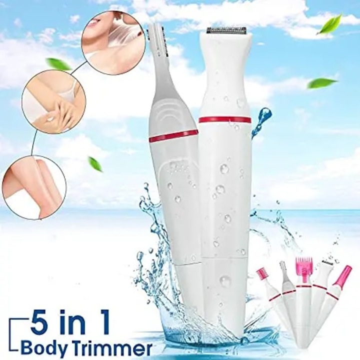 Bikini trimmer, dupla penge, rozsdamentes acél, hordozható, nőknek