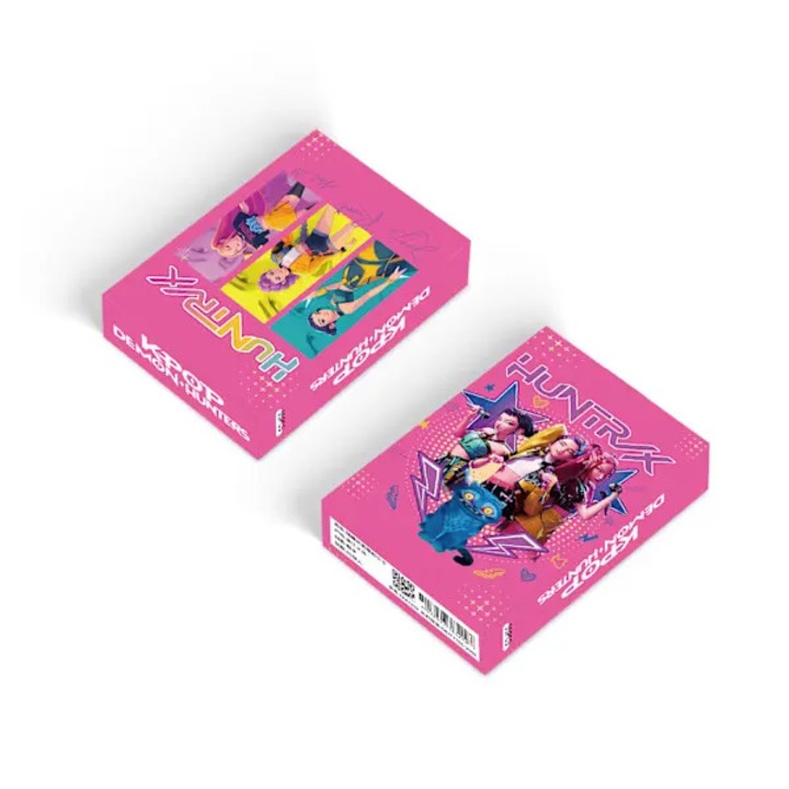 Felicitare set 55 Girls Group si Devil Boys Group multicolor laser