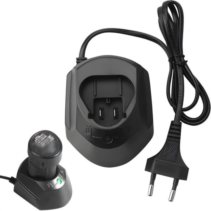 Incarcator 12V Li-ION pentru baterii Bosch, incarcare rapida, LED, universal