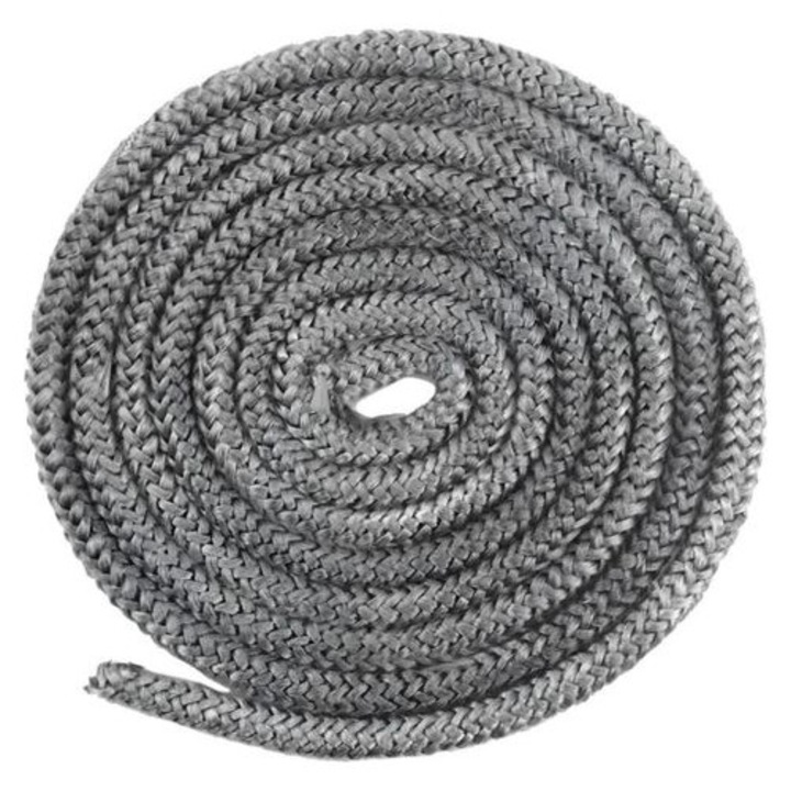 Kandallóbetét ajtótömítés, üvegszálas, 2,5mx10mm, 550°C hőálló
