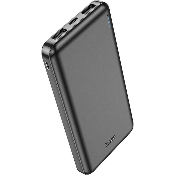 Powerbank Hoco J100 10000mAh negru 13.9x6.8x1.6cm