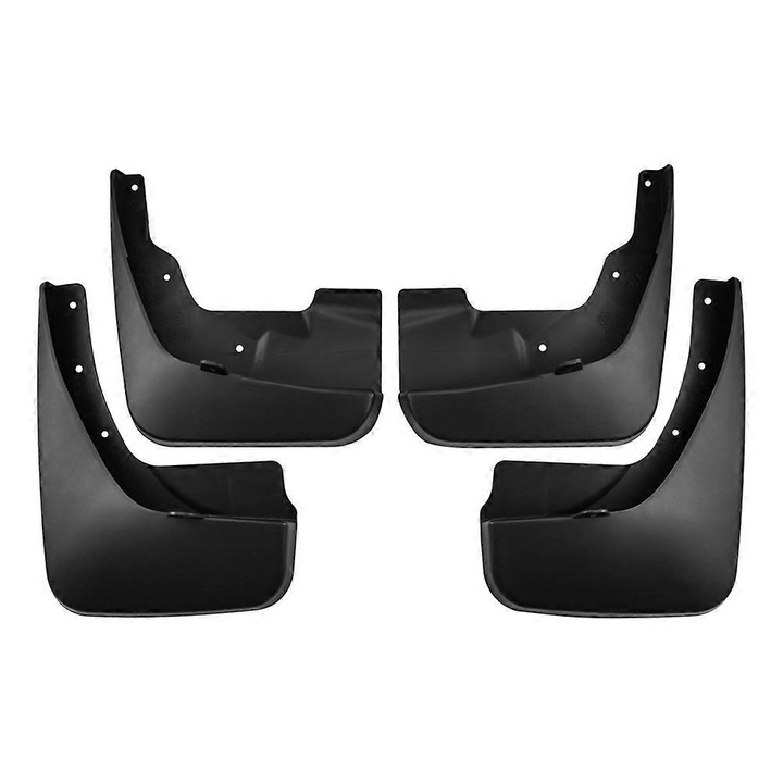 Комплект от 4 броя, Автомобилни калобрани, калници, за Dodge Journey/Freemont 2007-2021, от здрав и гъвкав ABS, директен монтаж (понякога е необходимо пробиване), Черен