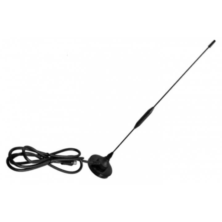 DVB-T digitális TV antenna, hosszú kar, 20 dB, Digital One SP00383 KX-IS20 100933 mágneses talp