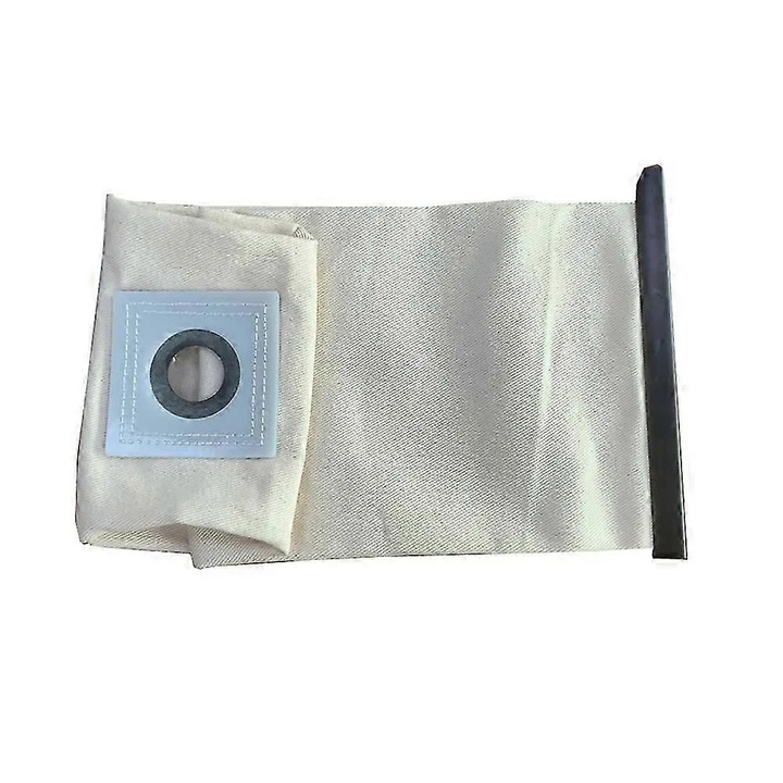 Mosható textil porzsák Karcher T10/T12/T10/1/T12/1 porszívóhoz, mosógépben mosható, újrafelhasználható, hátsó nyílással, fehér, 1 db