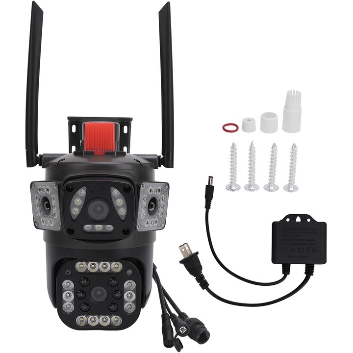 V380-A14 4G SIM ТРОЙНА IP Камера ( APP:V380PRO) Въртяща водоустой Digital One LSSS03423 – 5334630, WiFi