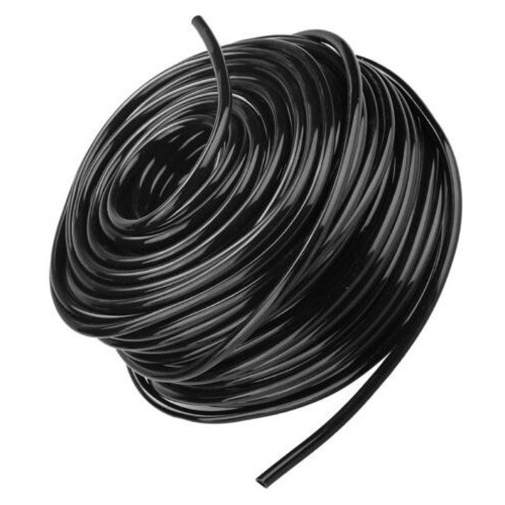 Fekete PVC öntözőtömlő 6x4mm 10x20x50m szett