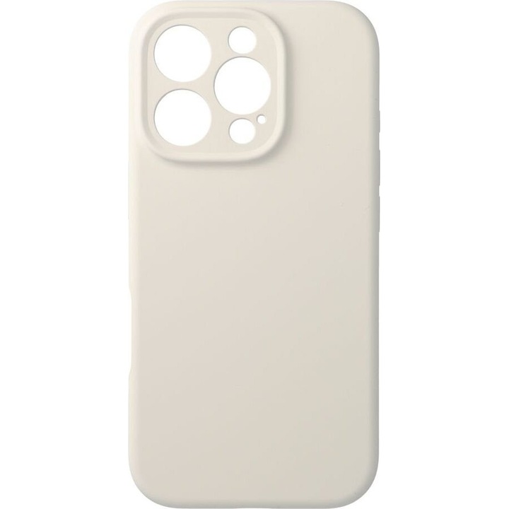 Husa telefon Forcell F-Protect Rubber Premium alb antic 16 Pro
