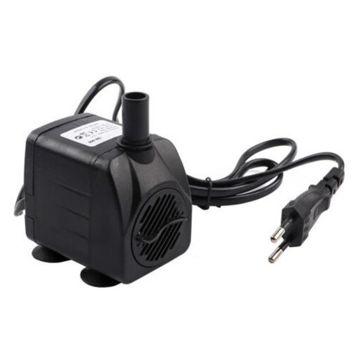 Потопяема водна помпа 15W 1000L/h черна 7x5.2x6cm регулируема безшумна