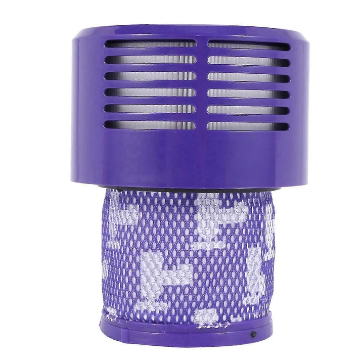 Filtru lavabil compatibil V10 Cyclone/Absolute/Animal/Total Clean/SV12, piesa de schimb compatibila, din plastic, mov, 1 buc