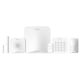 Kit alarma wireless HiLook ALARM-A201P-Kit1-16WE, 868 MHz, Wi-Fi, centrala, tastatura, sirena, PIR, contact magnetic, control de pe mobil