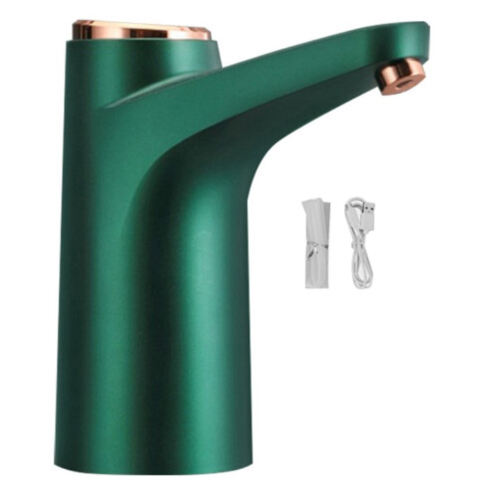 Pompa portabila apa electrica reincarcabila dozare 600ml universal 2-5g galben