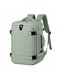 Rucsac de Calatorie 40x25x20 cm, pentru Laptop, Business, pentru Avion, Bagaj de Mana, Compatibil Ryanair si Wizz Air, Port de Incarcare USB, Prindere pentru Troler, Capacitate pana la 20 L, Impermeabil, verde