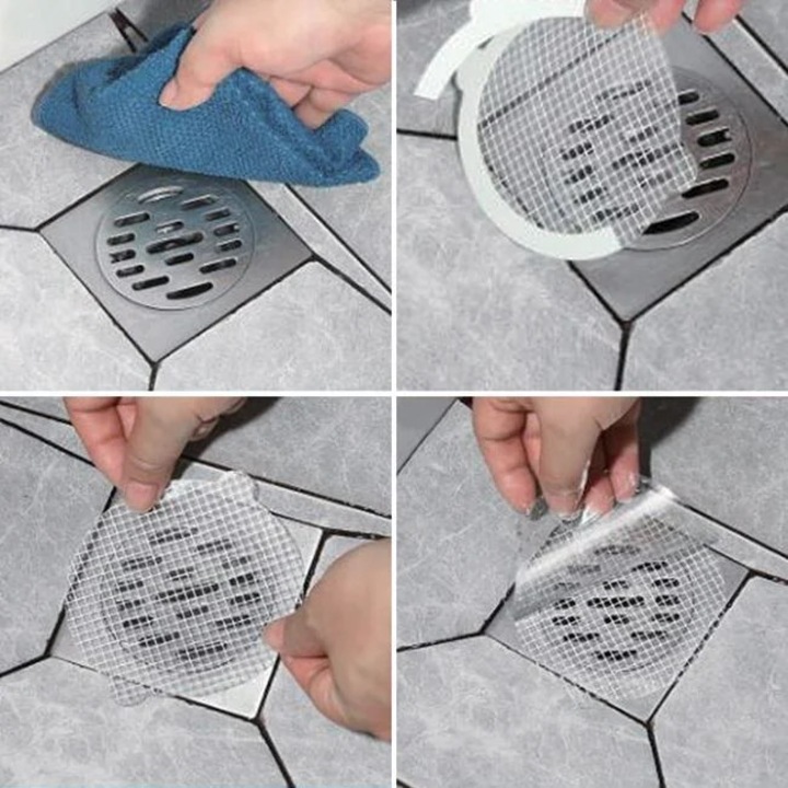 Plasa Autocolanta de Unica Folosinta pentru Canalizare 9cm - 10buc