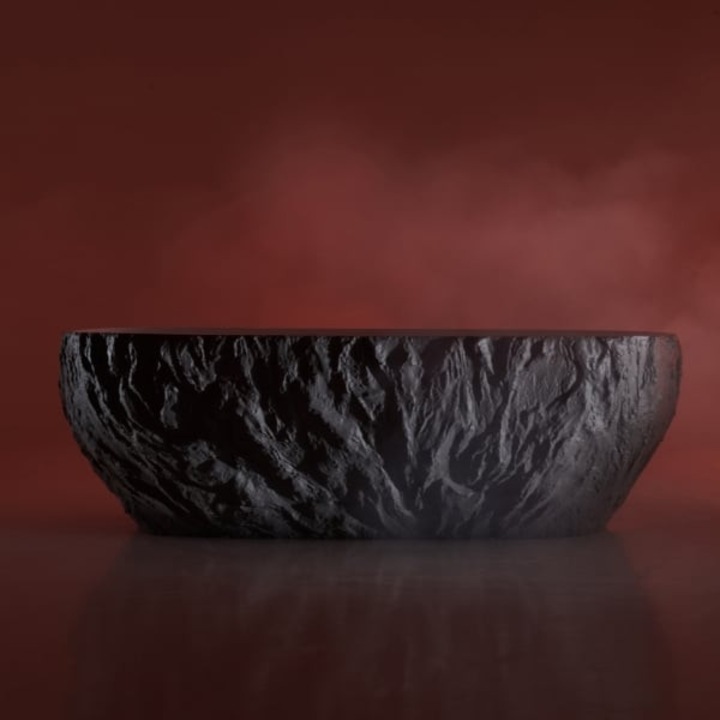 Cada freestanding VOLCANO 1700 mm, hand-made