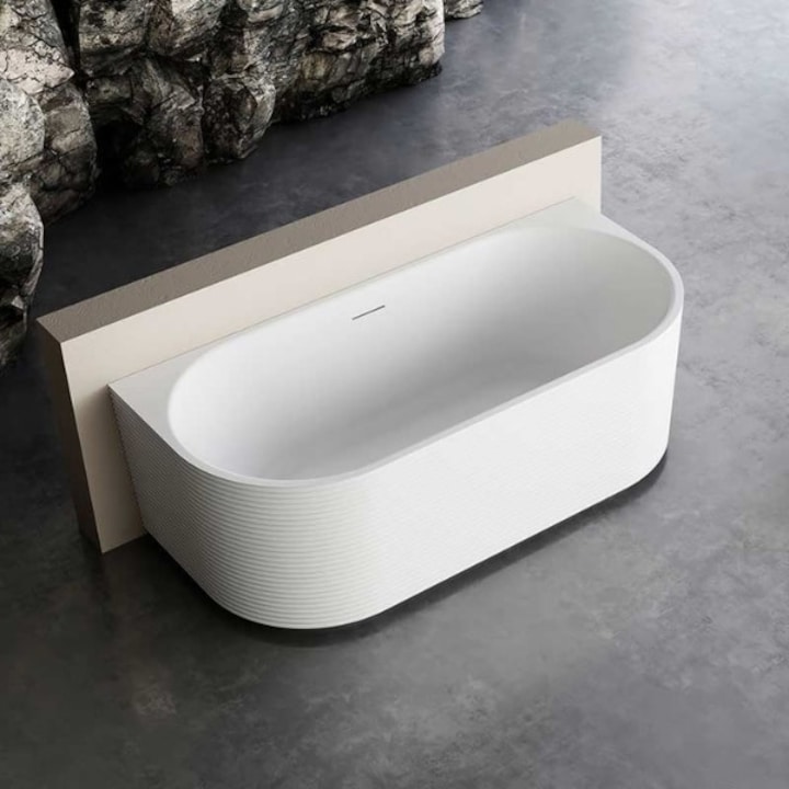 Cada baie AQUASENSE 1700x800x580 din acril, integrabila
