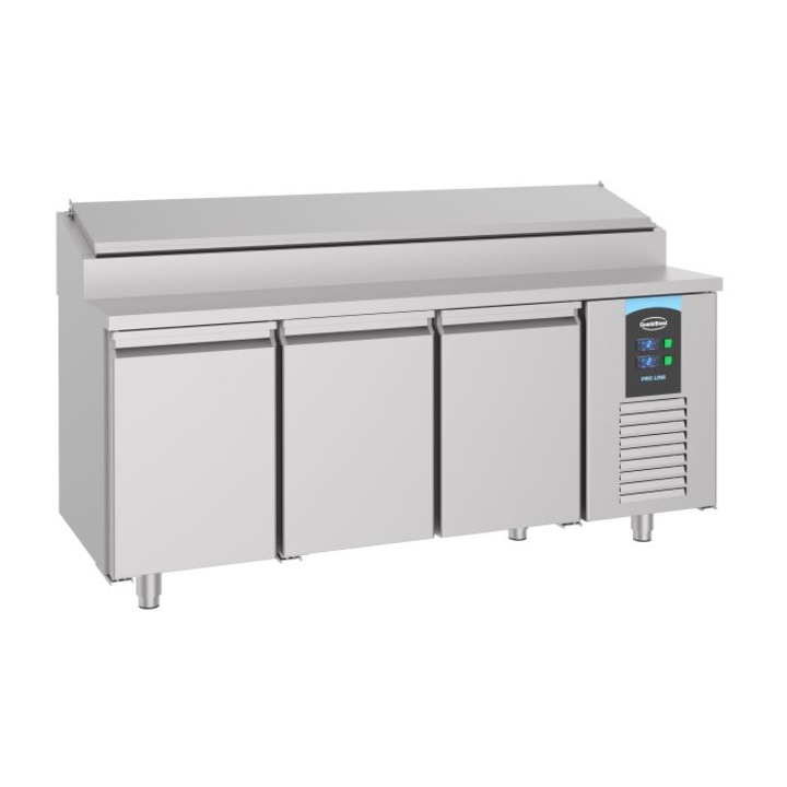 Banc de lucru, Saladeta 3 usi 10x 1/3GN, CombiSteel