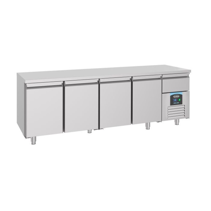 Banc de lucru refrigerat cu 4 usi, CombiSteel