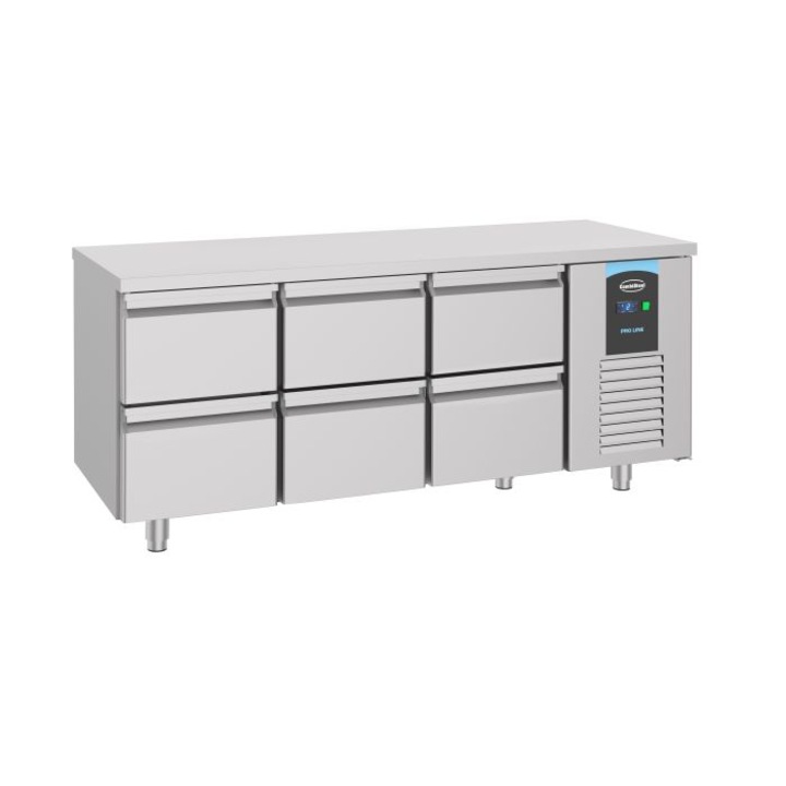 Banc de lucru frigider 700 cu 6 sertare, Energy Line, CombiSteel