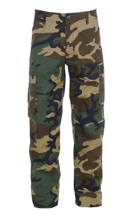 Fostex BDU nadrág gyerekeknek, woodland terepmintás, Többszínű