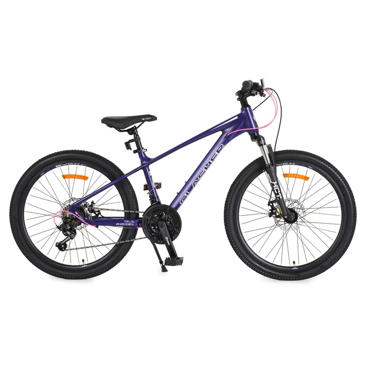 Велосипед със скорости, Byox, alloy 24" Clasher Purple