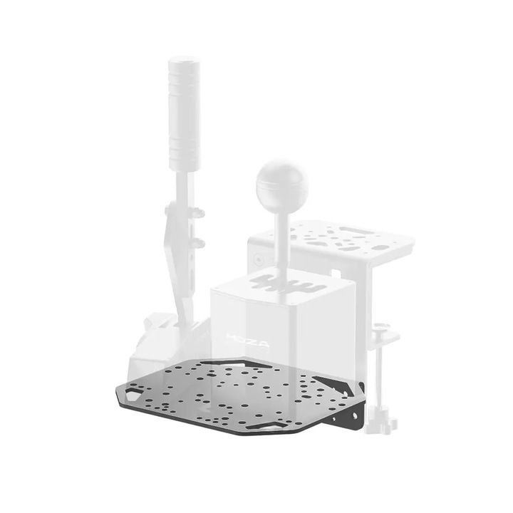 MOZA Universal Mounting Plate, аксесоар за игрови конзоли, метална конструкция, компактен дизайн, за PC
