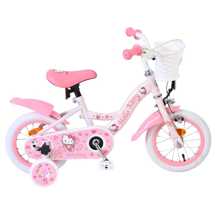 Bicicleta pentru copii Hello Kitty - Fete - 12 inch - Roz