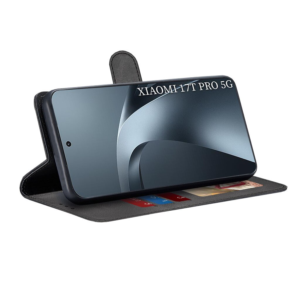 Husa 360 Xiaomi 17T Pro Asteroid GSM Diary Book, negru