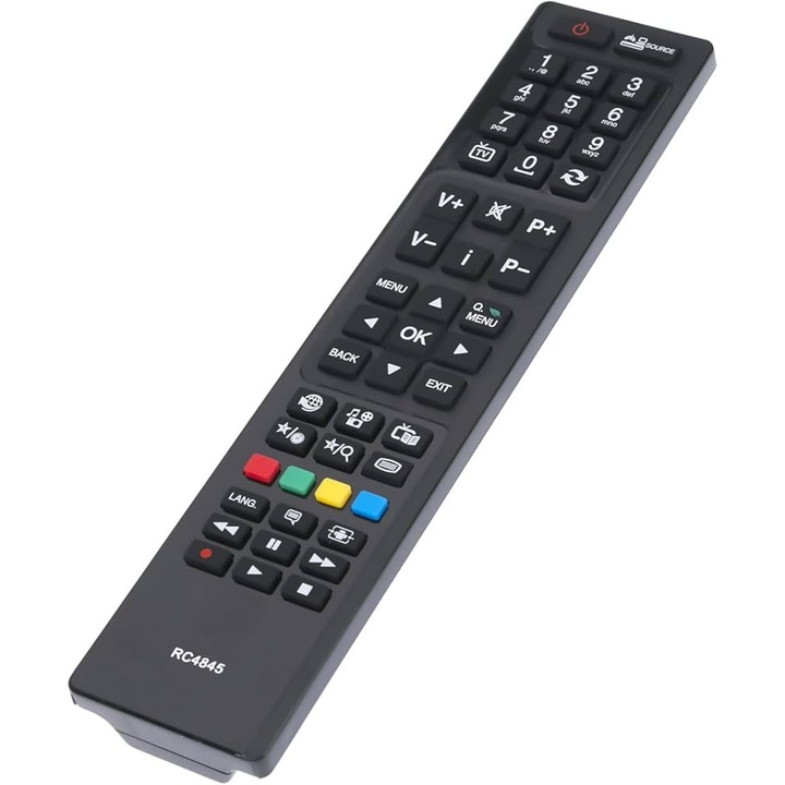 Telecomanda KNTECH®, RC4837-RC4840-RC4846 pentru LCD/LED FINLUX, DIGIHOME, KENDO, TELEFUNKEN, VESTEL, cu functiile telecomenzii originale