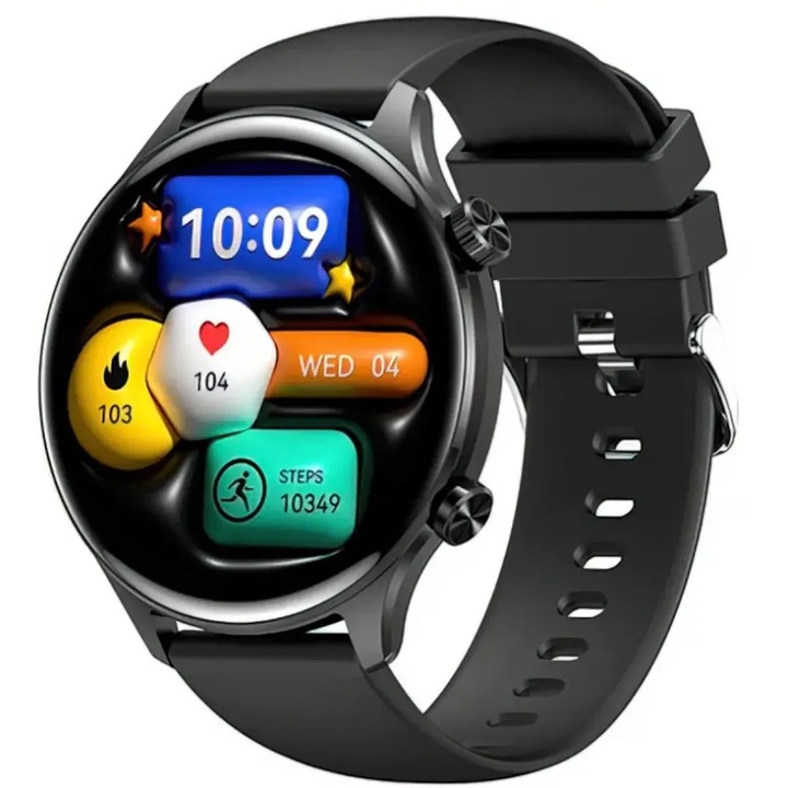 Smartwatch XO J14 Ecran AMOLED 1.75Inch Bluetooth 300mAh Negru