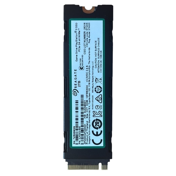 SSD NVME SEAGATE 2TB PCIe G4 X 4 GAME DRIVE PLAYSTATION