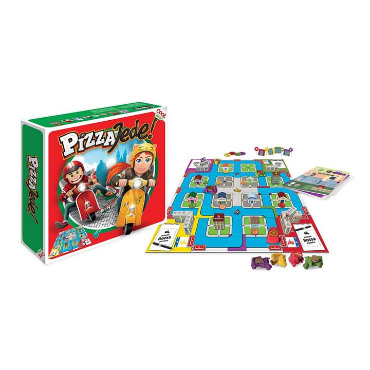EPEE Cool Games Pizza társasjáték, 3D, többszínű, 30x30cm