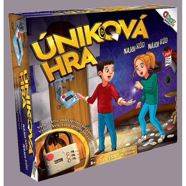 EPEE Cool Games társasjáték, szabadulós játék, számkódos, 8+ éves gyermekeknek